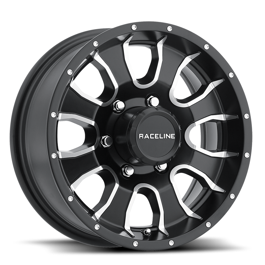 Raceline 860 Mamba wheel Black Machined Face
