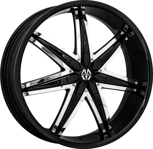 MASSIV 923 BLACK WITH CHROME INSERT