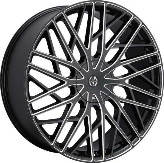 MASSIV 925 BLACK AND MILLED