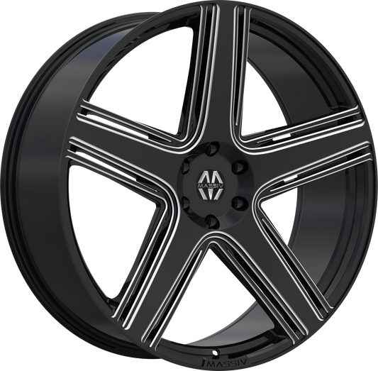 MASSIV 926 BLACK AND MILLED
