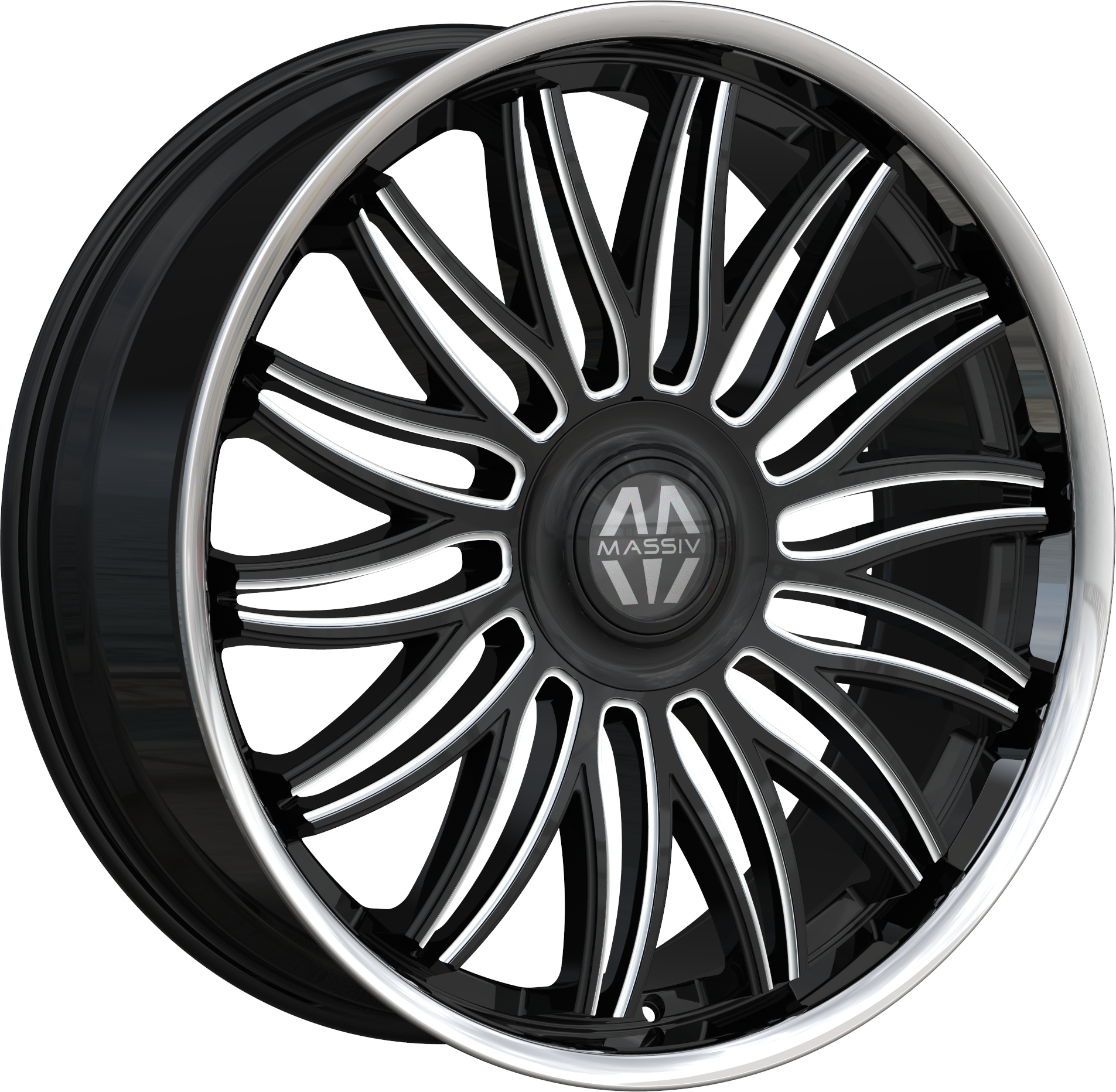 MASSIV 928 BLACK MILLED STAINLESS LIP