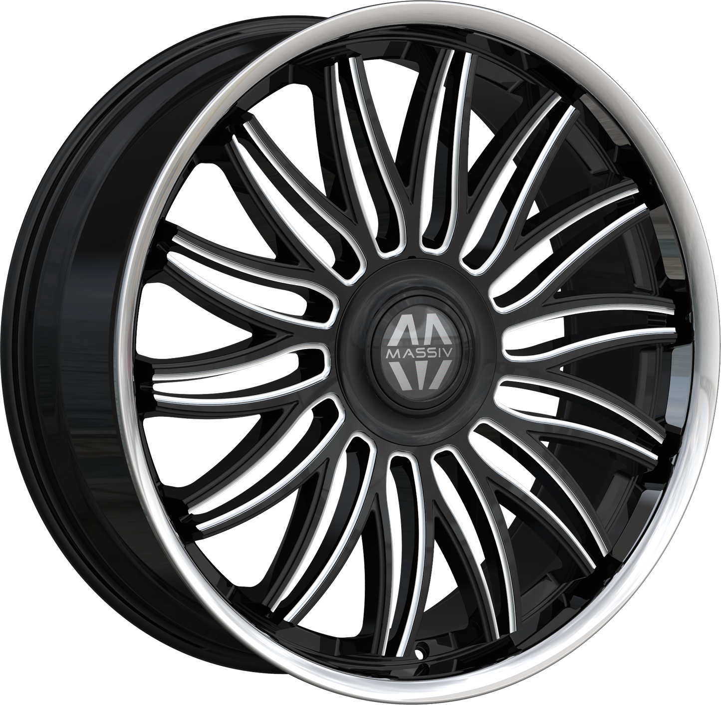 MASSIV 928 BLACK MILLED STAINLESS LIP