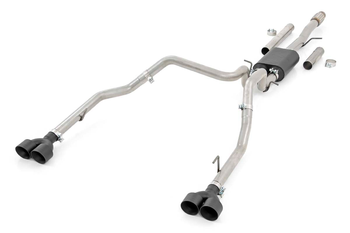 Rough Country Performance Cat-Back Exhaust | 6.2L | 5'8" & 6'6" Bed | Chevy/GMC Sierra/Silverado 1500 (19-26)