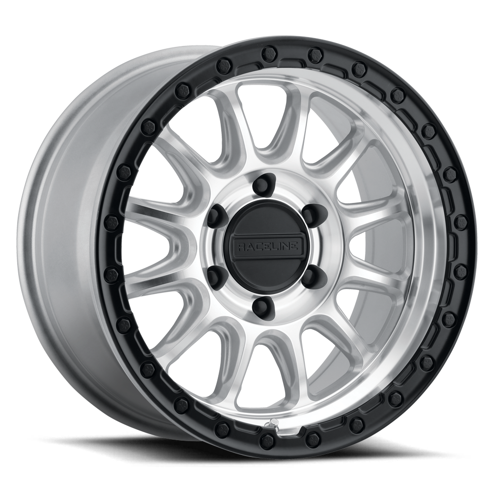 Raceline 960 Alpha wheel Machined w/ Black Ring