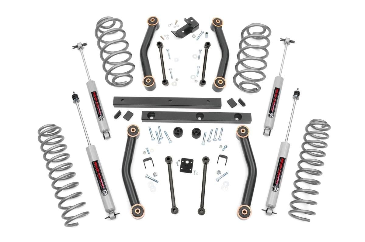 Rough Country 4 Inch Lift Kit | Jeep Wrangler TJ 4WD (1997-2002)