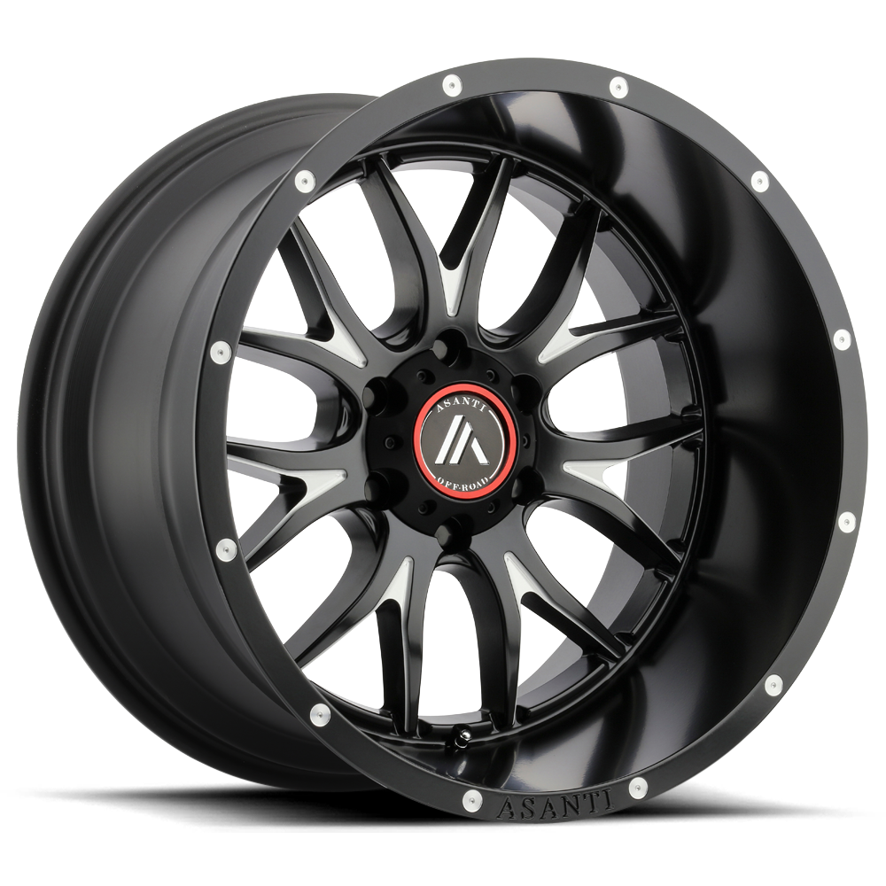 Asanti Off Road AB807 CARBINE SATIN BLACK MILLED