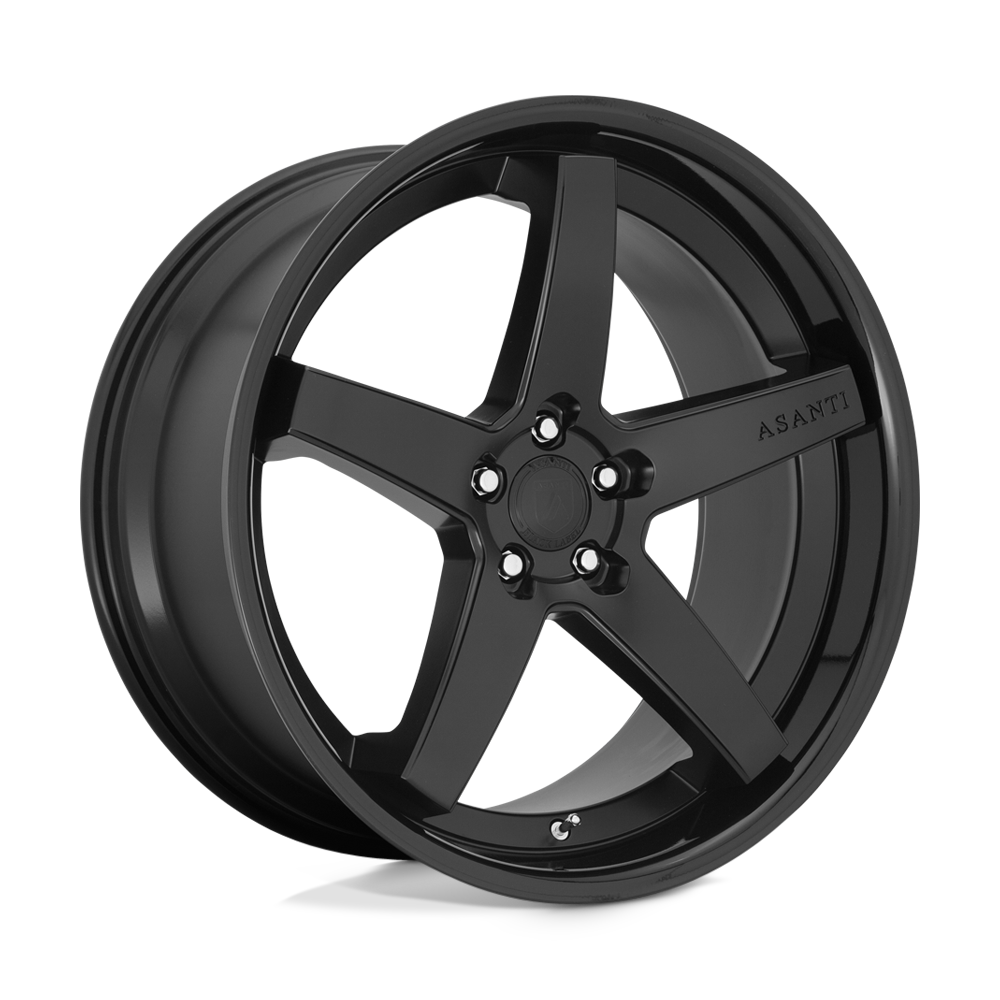 Asanti Black ABL31 REGAL SATIN BLACK GLOSS BLACK LIP