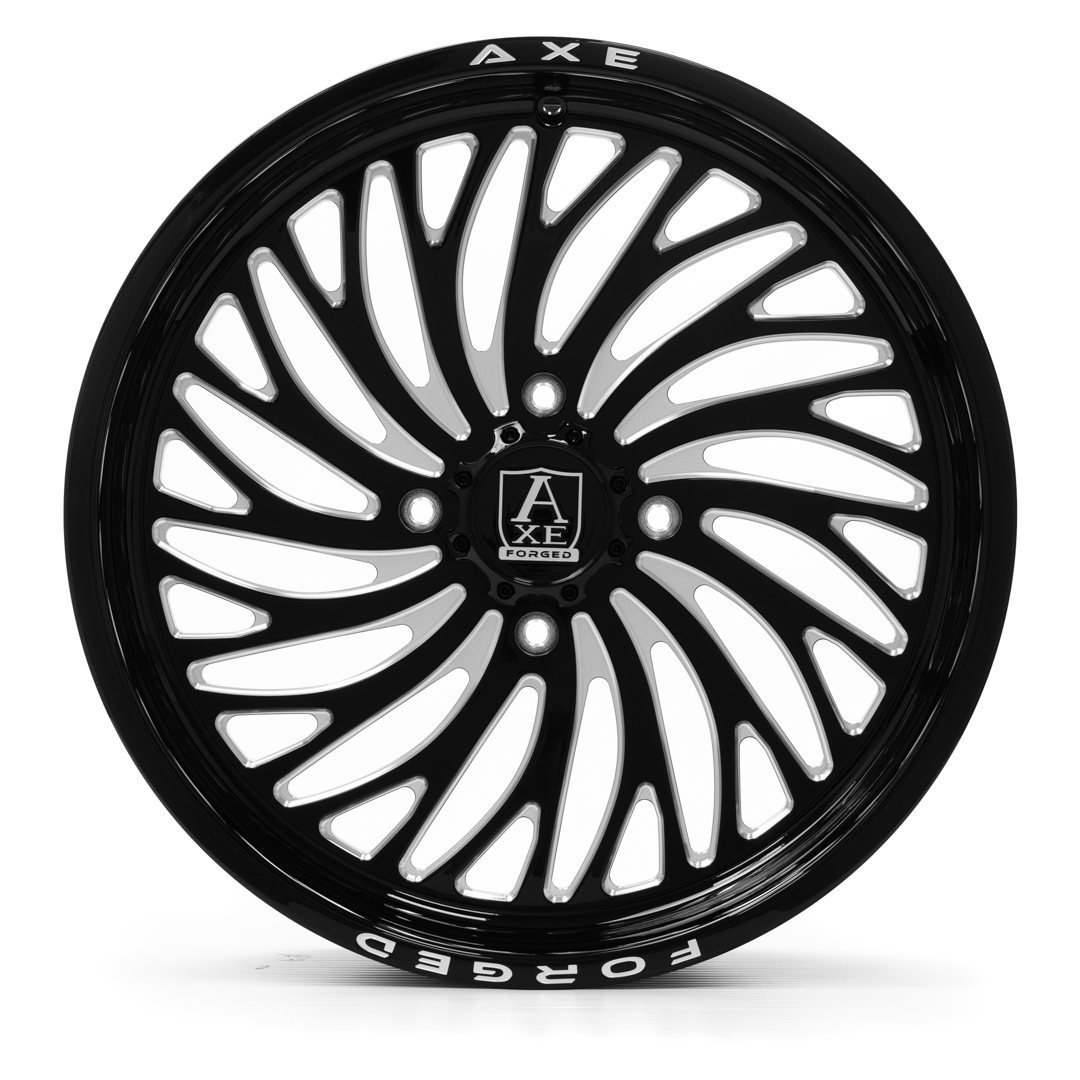 Axe AF10 UTV Custom Wheel Gloss Black Milled