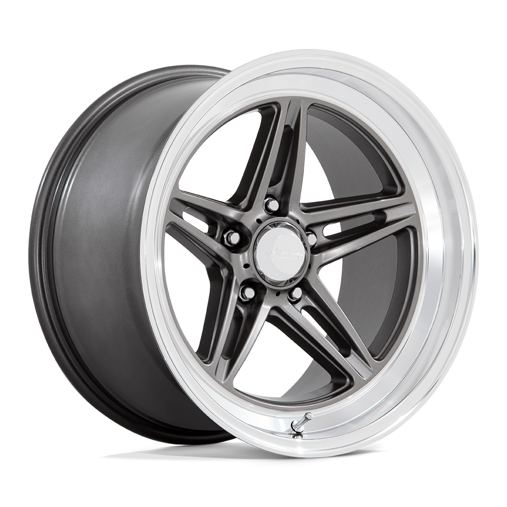 American Racing Vintage VN514 GROOVE ANTHRACITE WITH DIAMOND CUT LIP