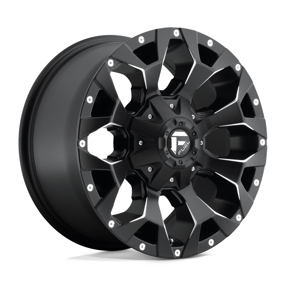 Fuel D546 ASSAULT MATTE BLACK MILLED