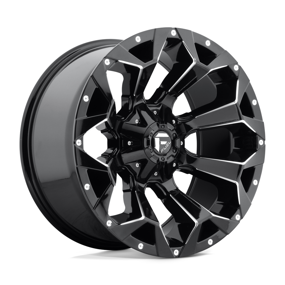 Fuel D576 ASSAULT GLOSS BLACK MILLED