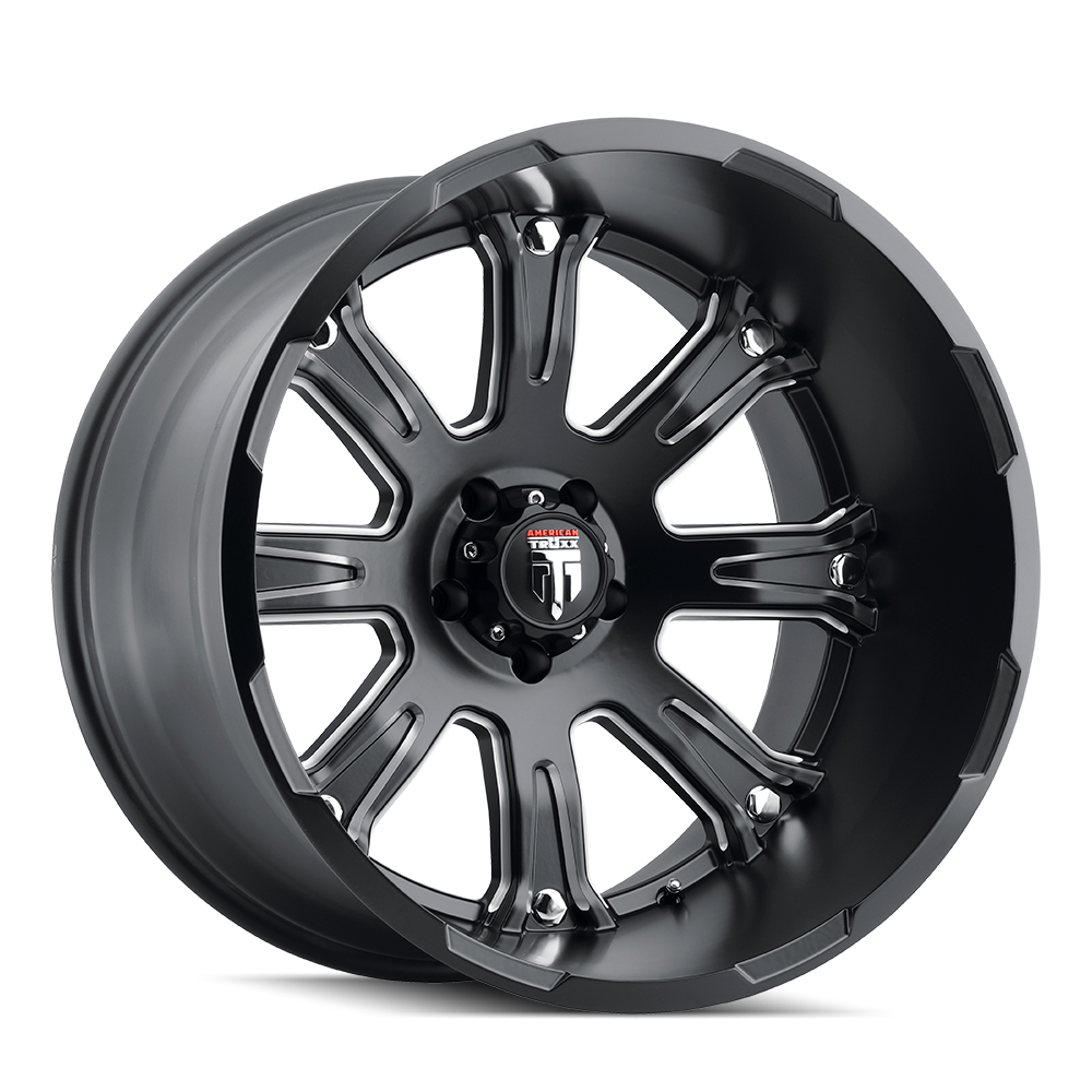 AMERICAN TRUXX BOMB SATIN BLACK MILLED