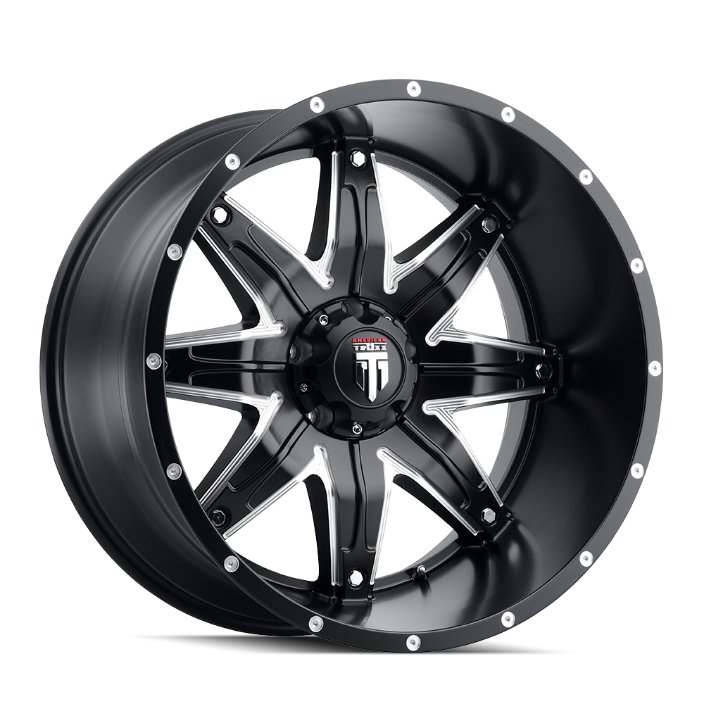 AMERICAN TRUXX LONESTAR SATIN BLACK MILLED