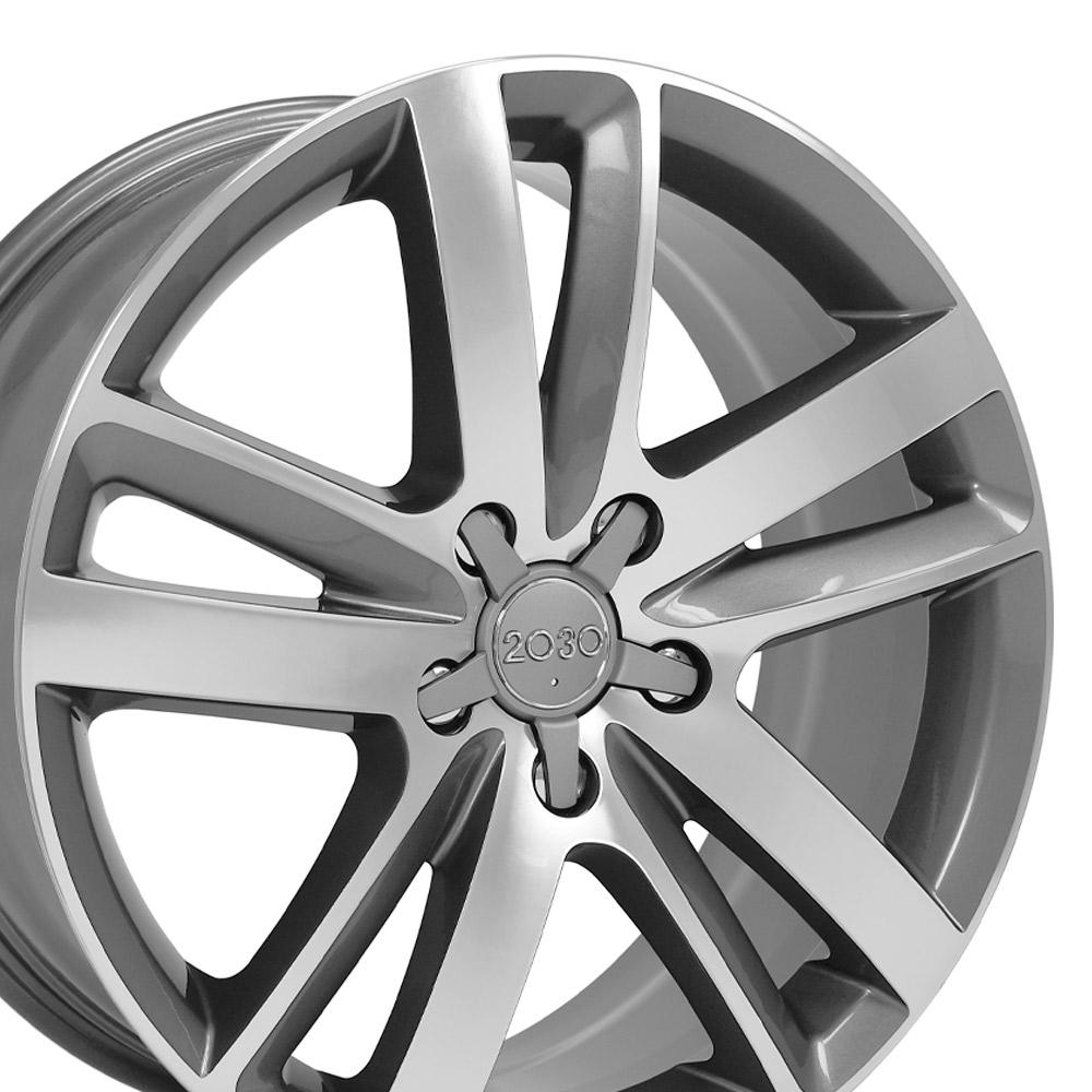 OE Wheels AU20 Gunmetal Machined