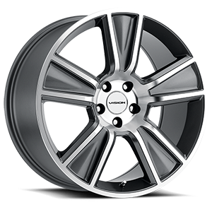 VISION STUNNER CUSTOM WHEEL Anthracite Machined Face