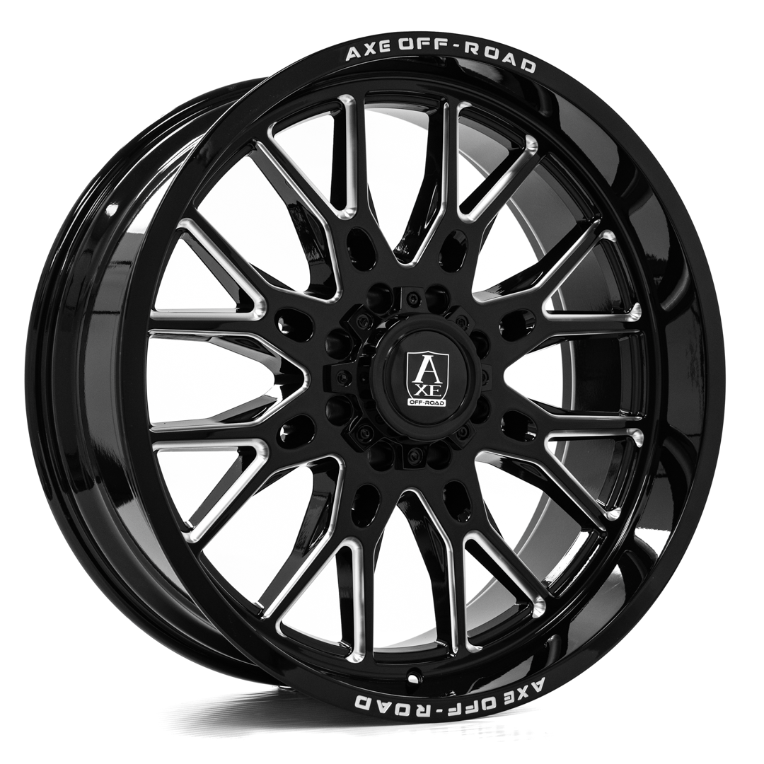 Axe ATLAS Custom Wheel Gloss Black Milled