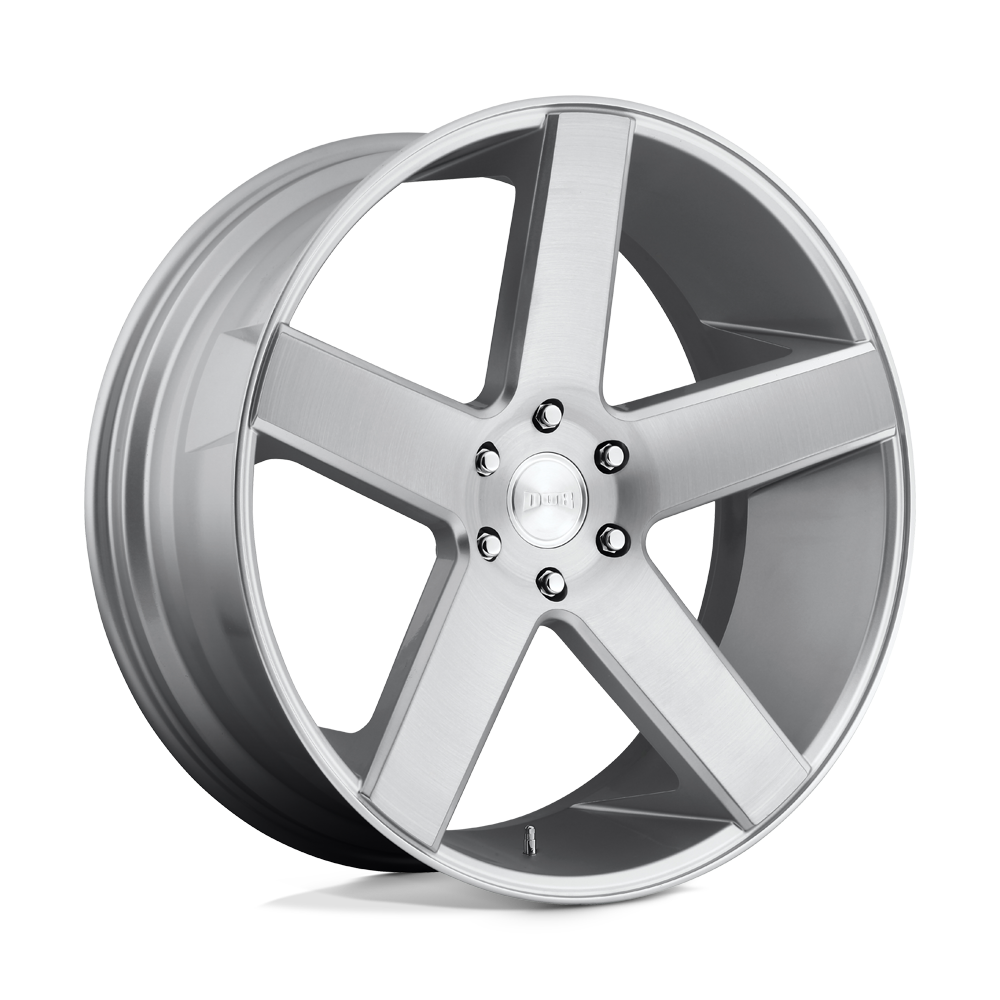 DUB 1PC S218 BALLER GLOSS SILVER BRUSHED
