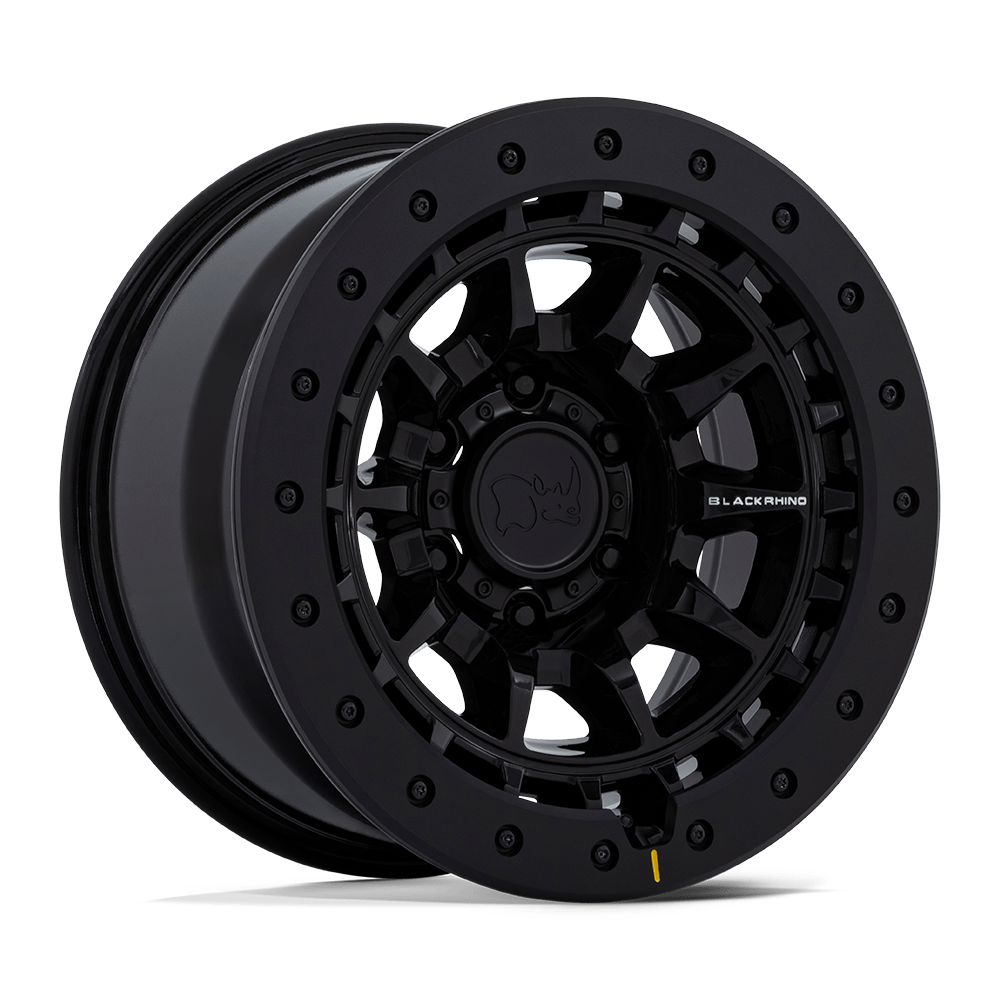 Black Rhino Hard Alloys BR016 TUSK GLOSS BLACK W/ BLACK ROCK GUARD