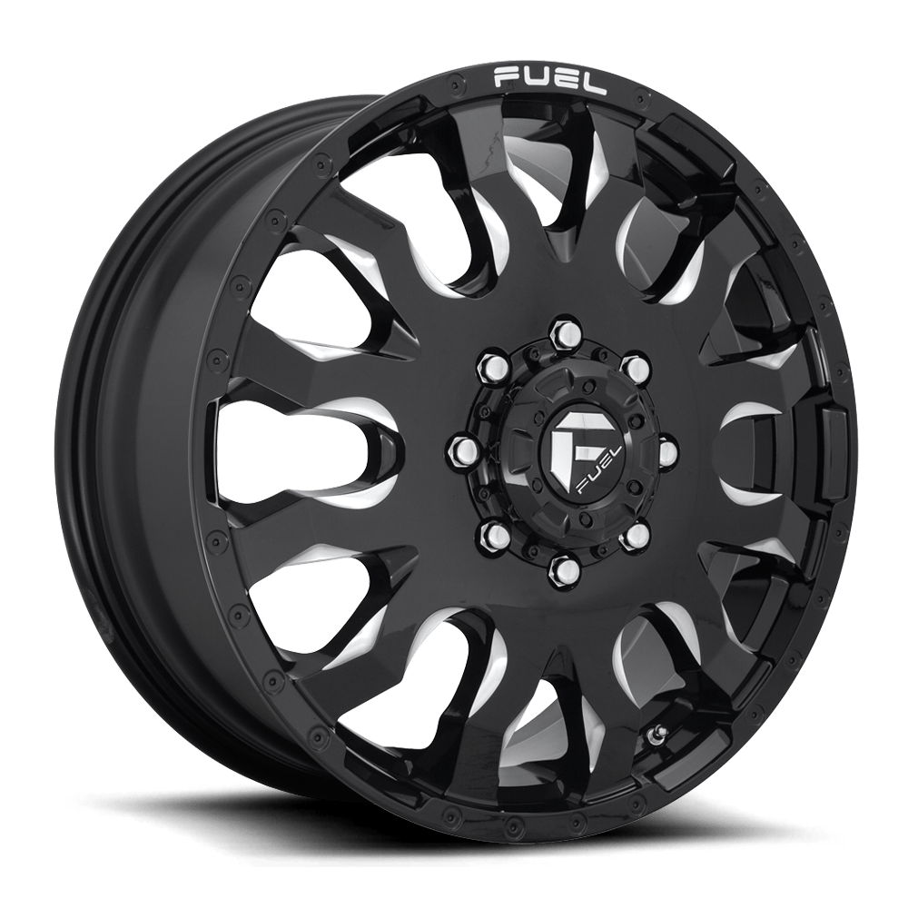 Fuel D673 BLITZ GLOSS BLACK MILLED