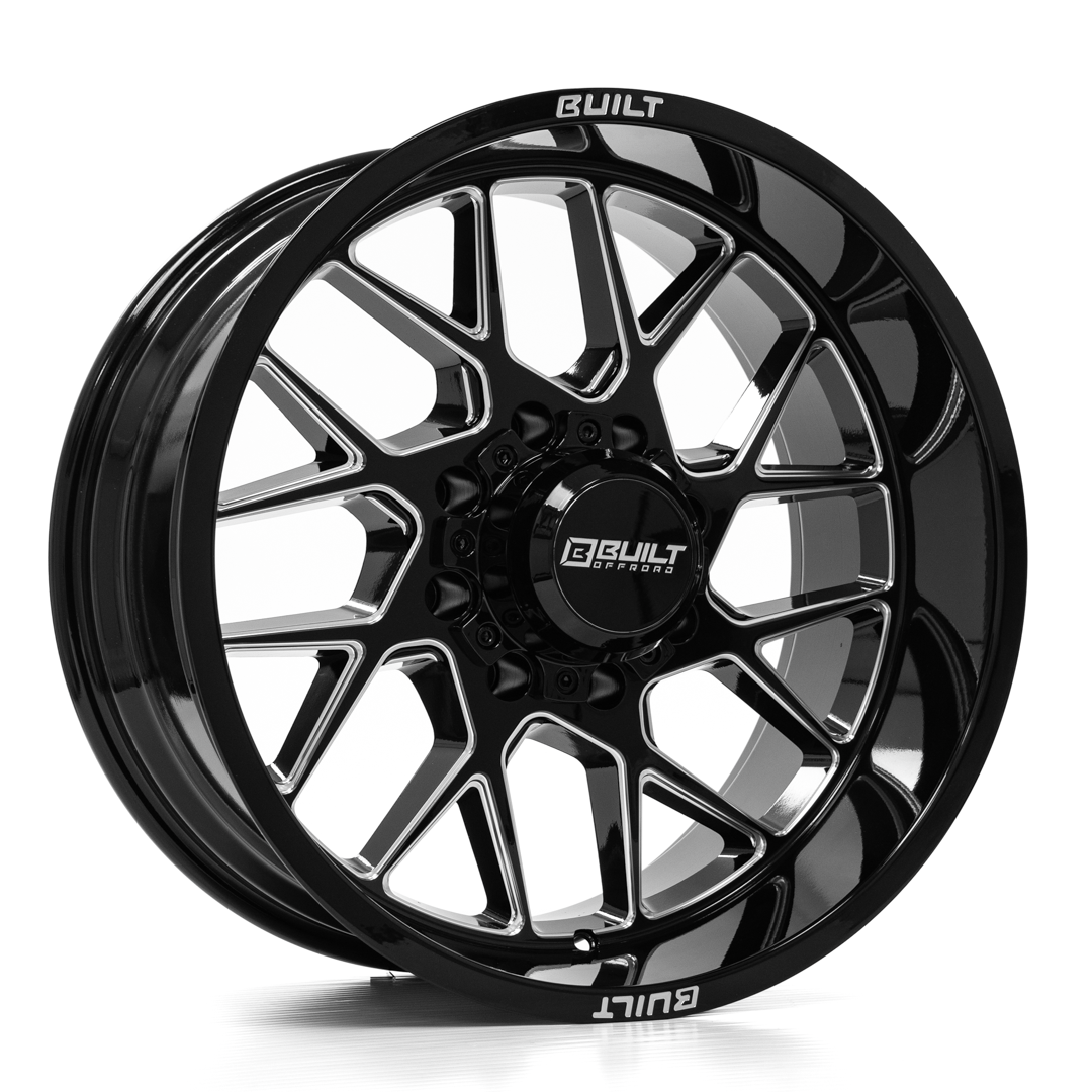 Built Off-Road BTO-3 Custom Wheel Gloss Black Milled