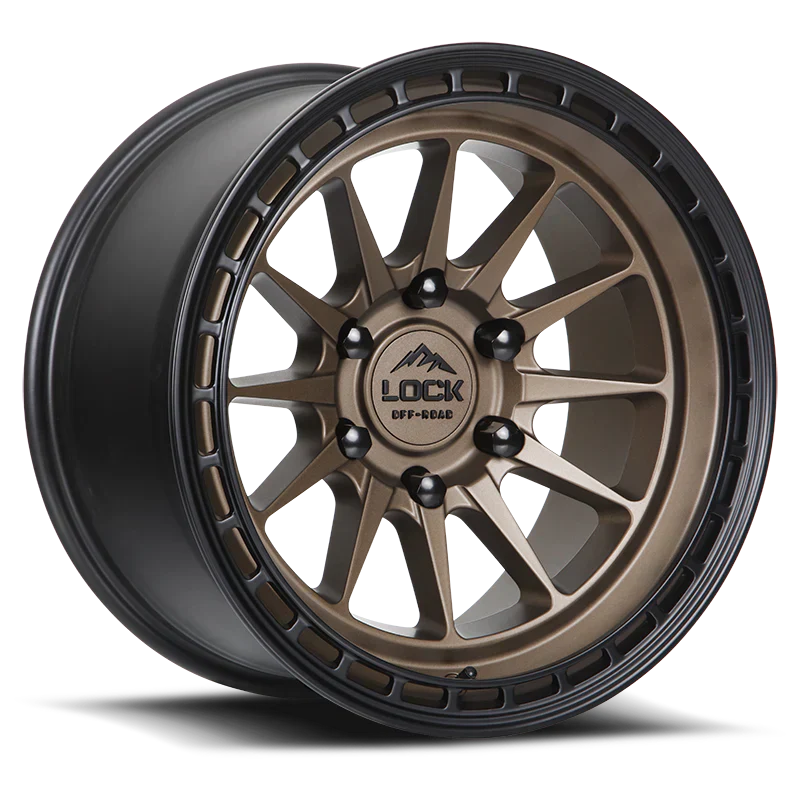 LOCK OFF-ROAD BAJA WHEELS BRONZE W/BLACK RING