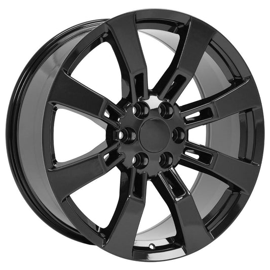 OE WHEELS CA82 22x9 6X139.7 31 GLOSS BLACK
