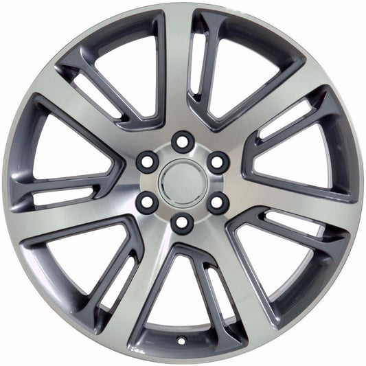 OE WHEELS CA88 22x9 6X139.7 31 GUNMETAL MACHINED