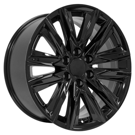 OE WHEELS CA91 20x9 6X139.7 28 GLOSS BLACK