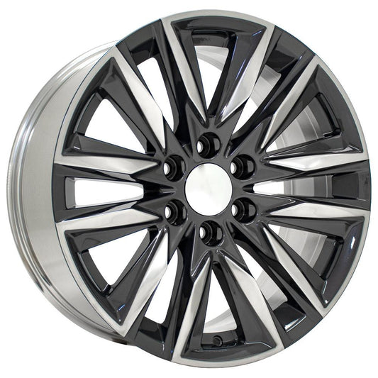 OE WHEELS CA91 20x9 6X139.7 28 GUNMETAL WITH POLISHED FACE