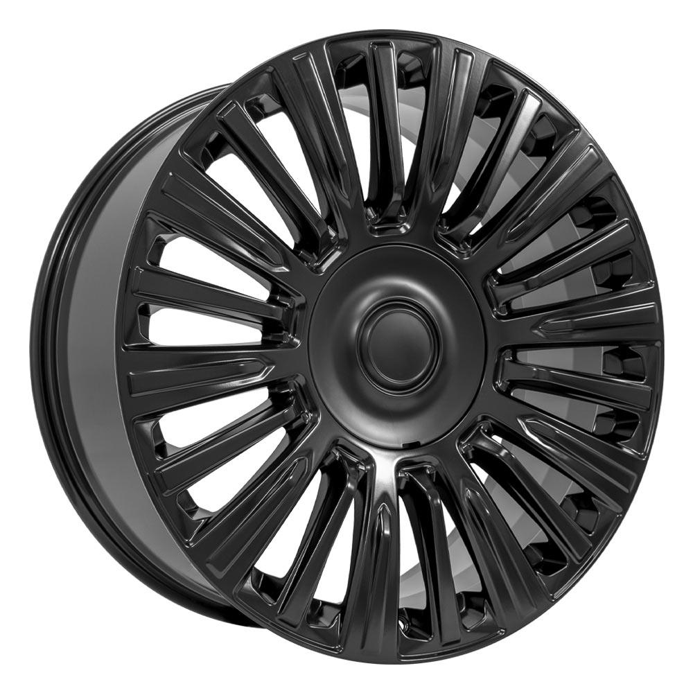 OE WHEELS CA92 22x9 6X139.7 28 SATIN BLACK