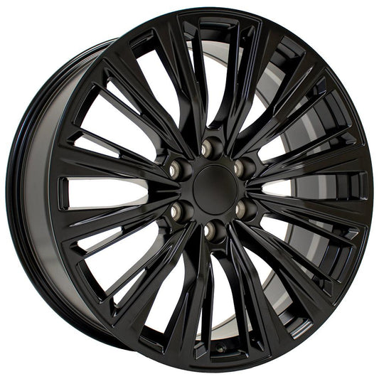 OE WHEELS CA93 22x9 6X139.7 28 SATIN BLACK