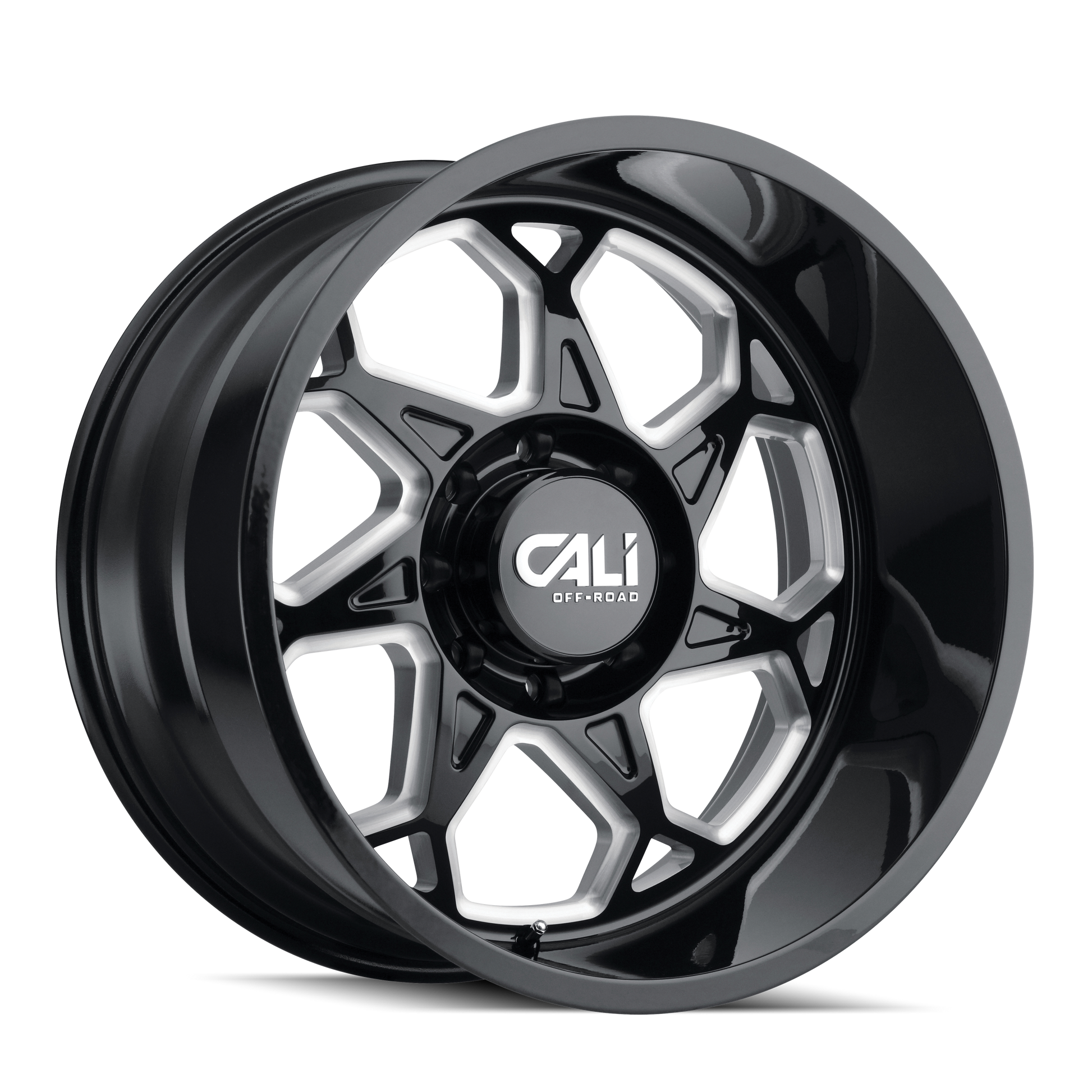CALI OFF-ROAD SEVENFOLD GLOSS BLACK MILLED