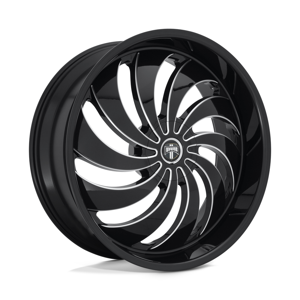 DUB 1PC S242 COJONES GLOSS BLACK MILLED