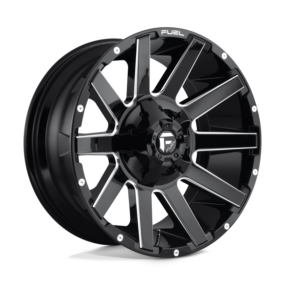 Fuel D615 CONTRA GLOSS BLACK MILLED