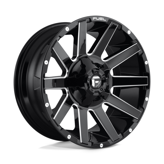 Fuel D615 CONTRA GLOSS BLACK MILLED
