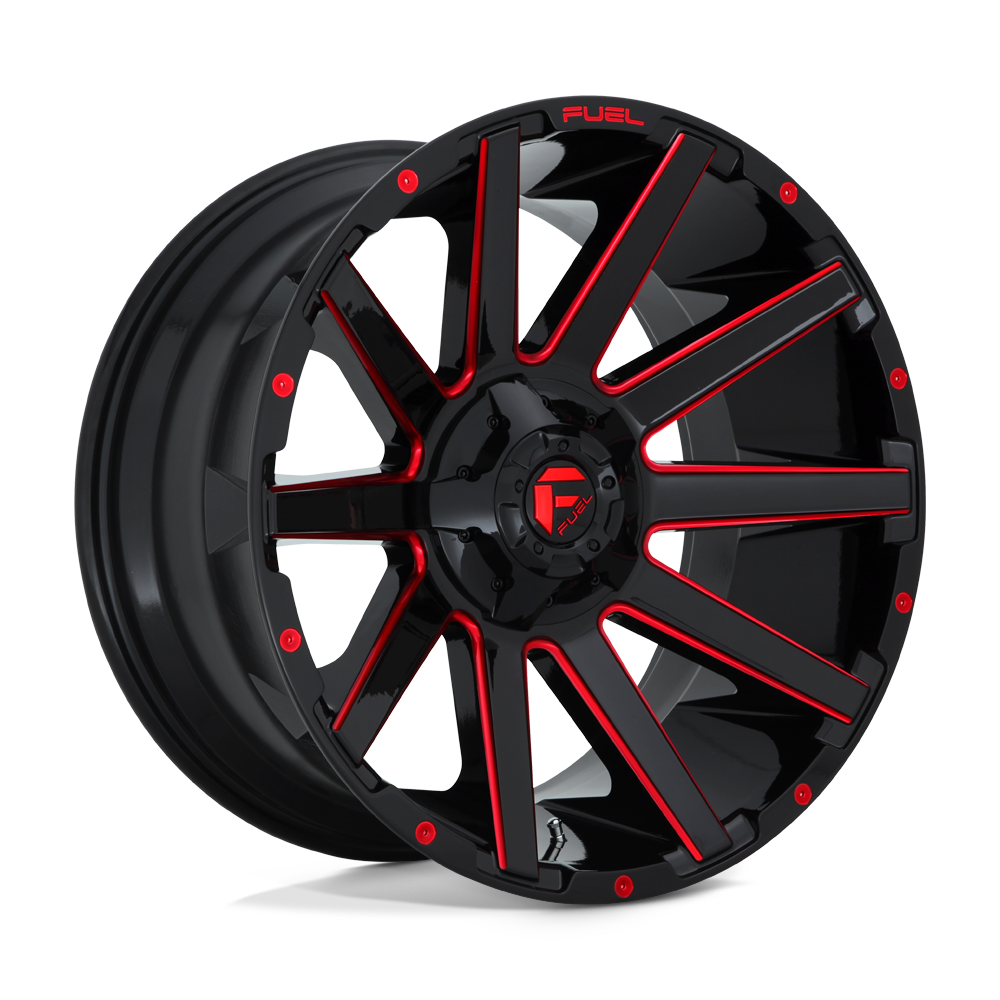 Fuel D643 CONTRA GLOSS BLACK RED TINTED CLEAR