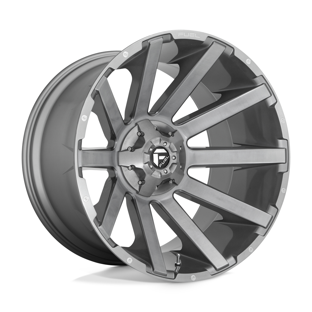 Fuel D714 CONTRA PLATINUM BRUSHED GUN METAL TINTED CLEAR