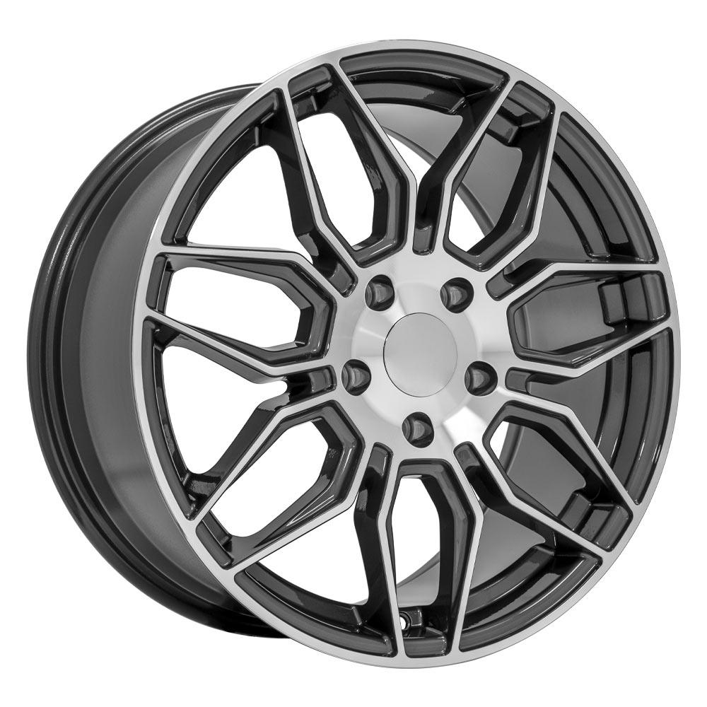 OE WHEELS CV03 18x8.5 5X120.65 56 GUNMETAL MACHINED