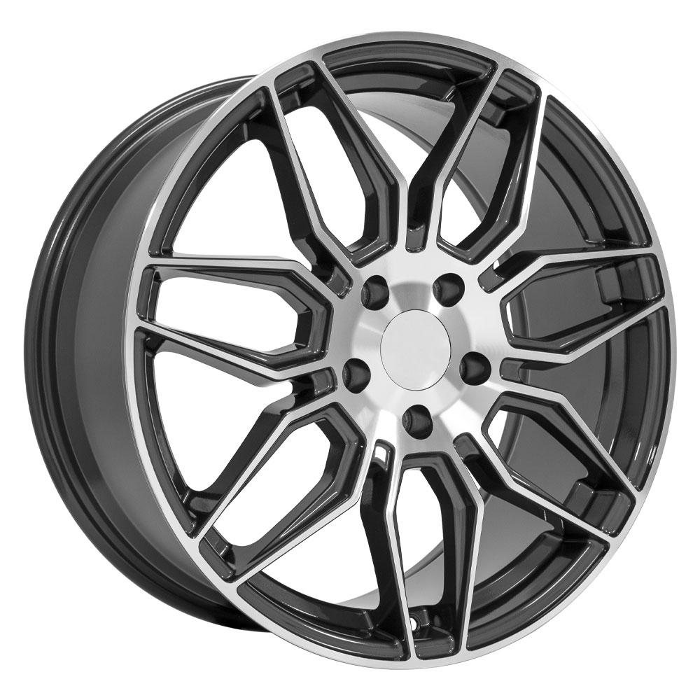 OE WHEELS CV03 19x8.5 5X120 52 GUNMETAL MACHINED