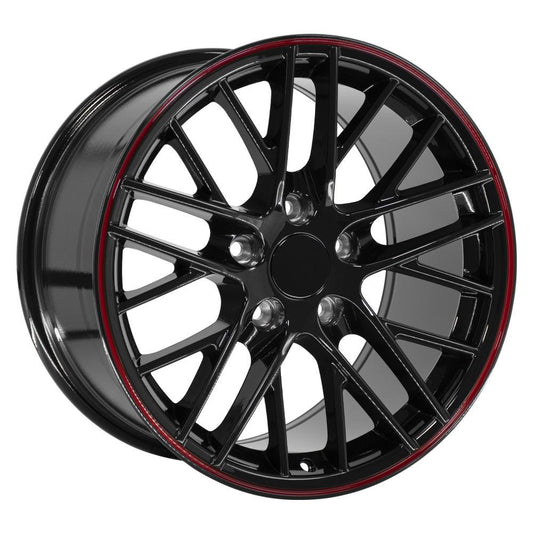 OE WHEELS CV08 17x9.5 5X120.65 54 GLOSS BLACK