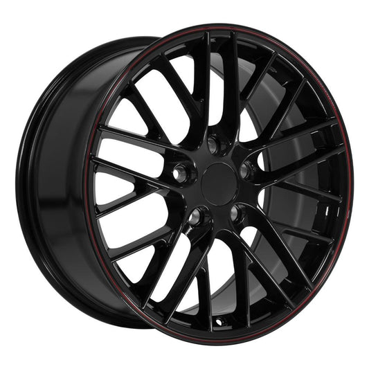 OE WHEELS CV08 18x8.5 5X120.65 56 GLOSS BLACK