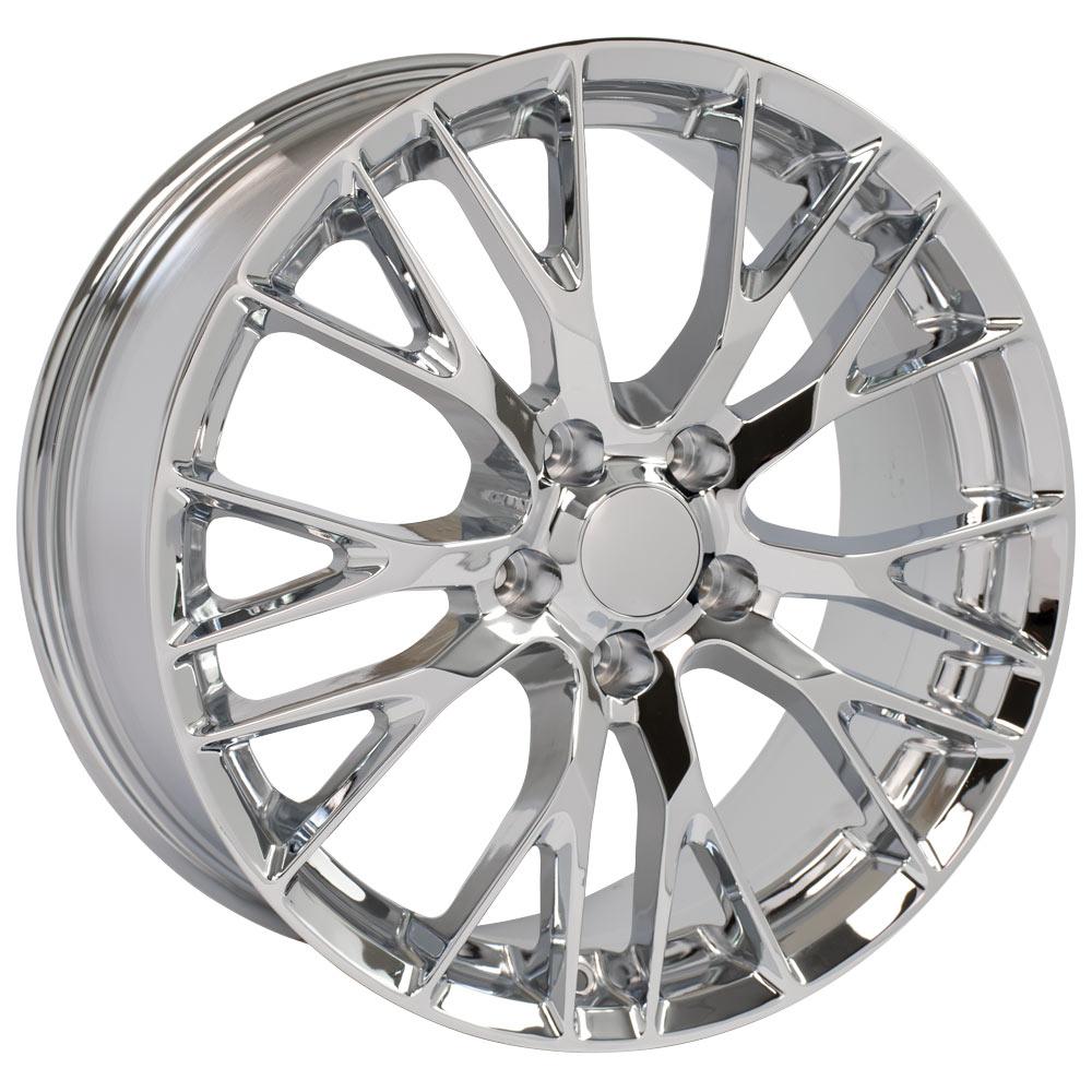 OE WHEELS CV22 20x10 5X120.65 79 CHROME
