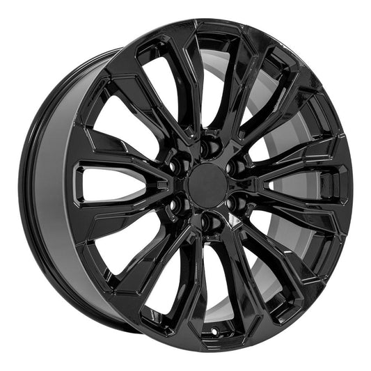 OE WHEELS CV30 22x9 6X139.7 28 GLOSS BLACK