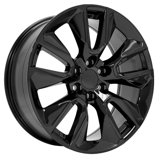 OE WHEELS CV32 22x9 6X139.7 28 GLOSS BLACK