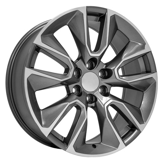 OE WHEELS CV32 22x9 6X139.7 28 GUNMETAL