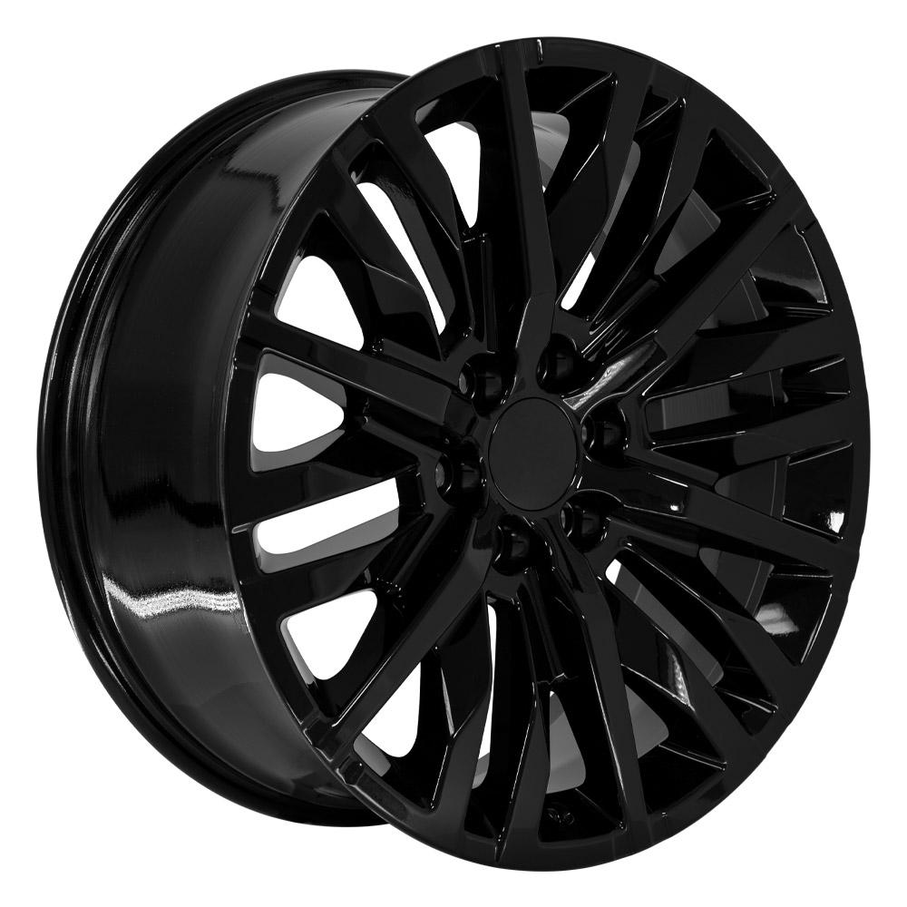 OE WHEELS CV33 22x9 6X139.7 28 GLOSS BLACK