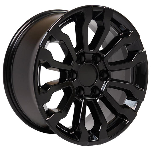OE WHEELS CV35 18x8.5 6X139.7 24 GLOSS BLACK
