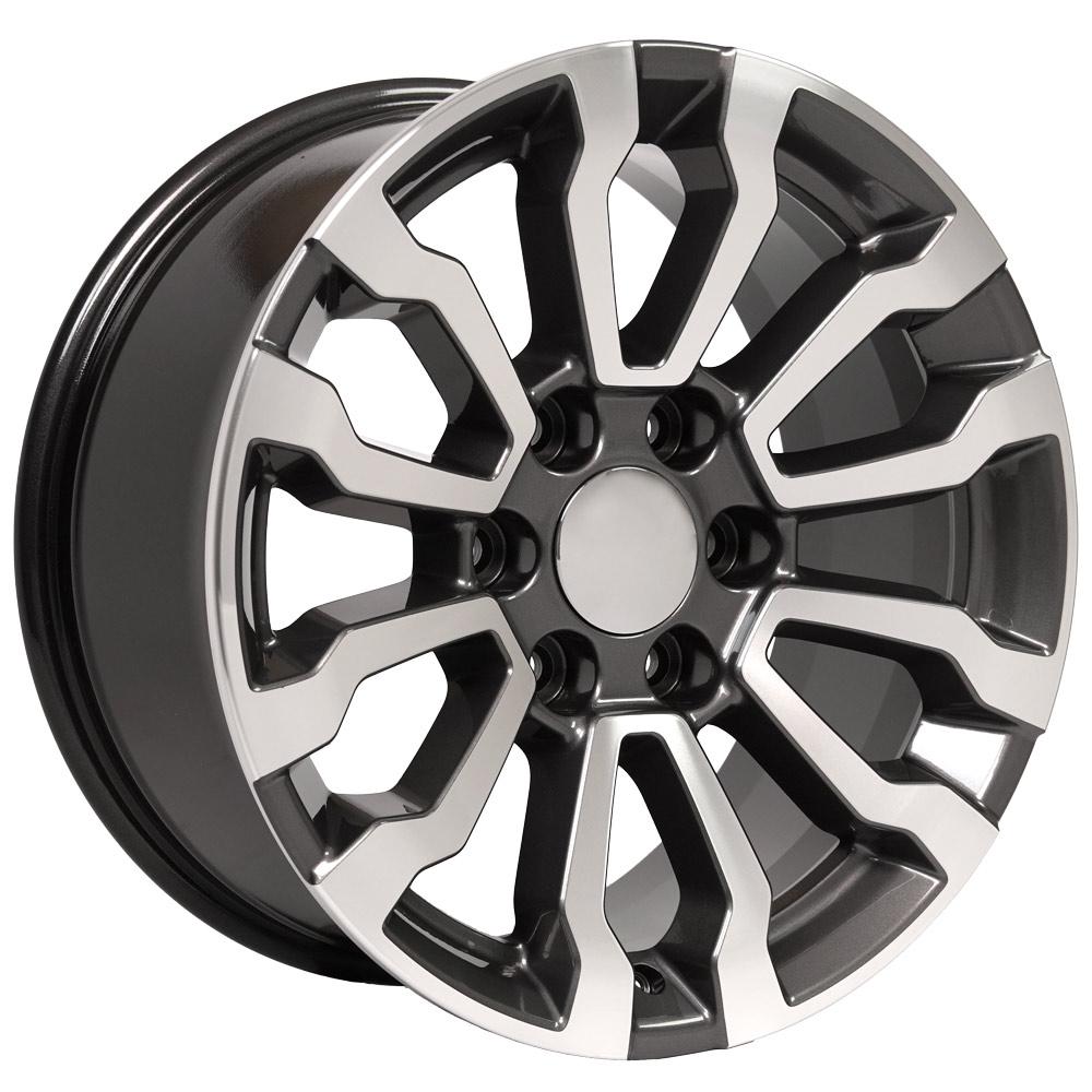 OE WHEELS CV35 18x8.5 6X139.7 24 GUNMETAL MACHINED