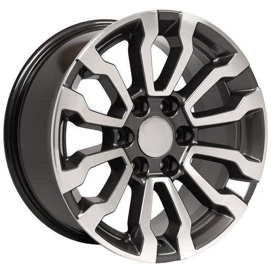 OE WHEELS CV35 18x8.5 6X139.7 24 GUNMETAL MACHINED