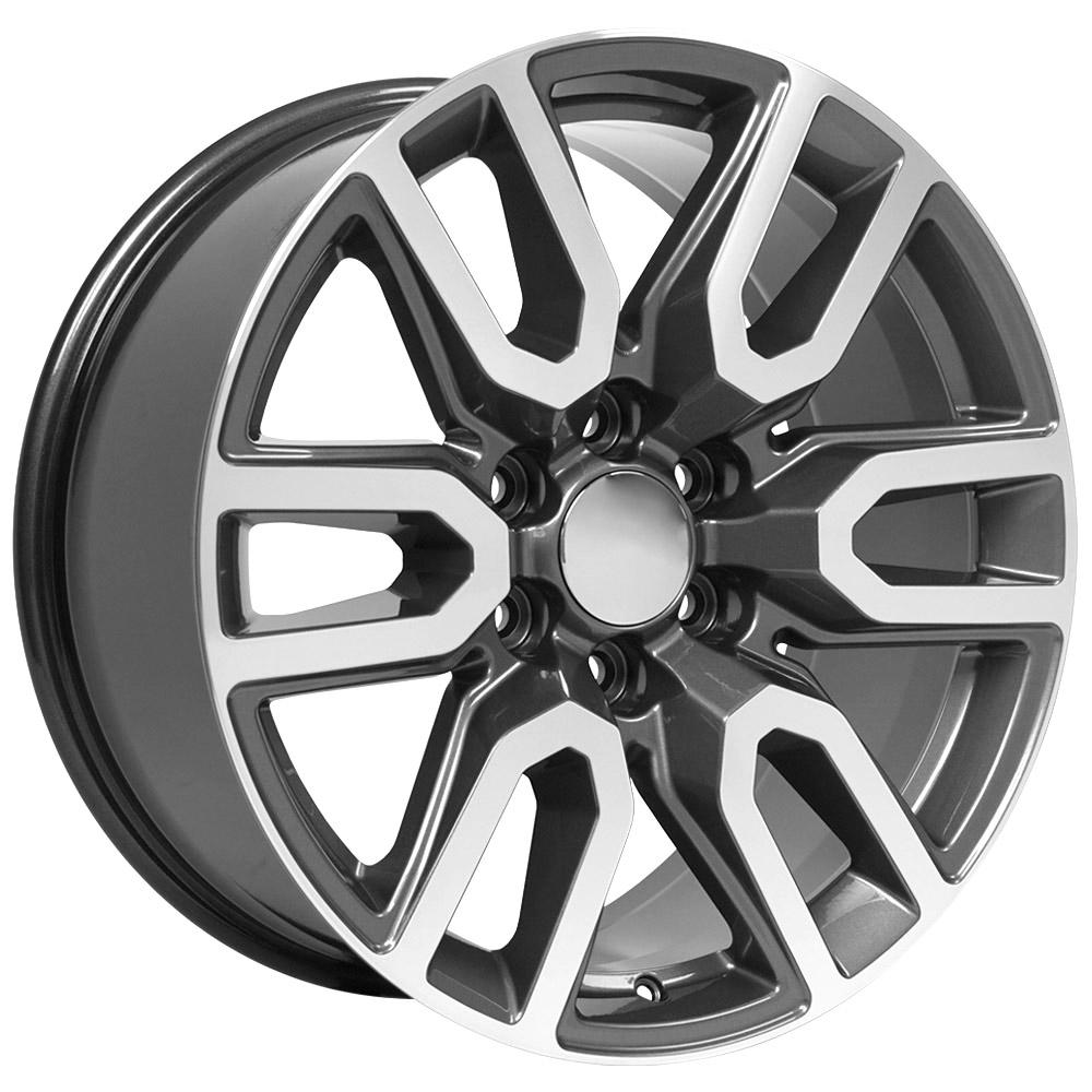 OE WHEELS CV36 20x9 6X139.7 24 GUNMETAL MACHINED
